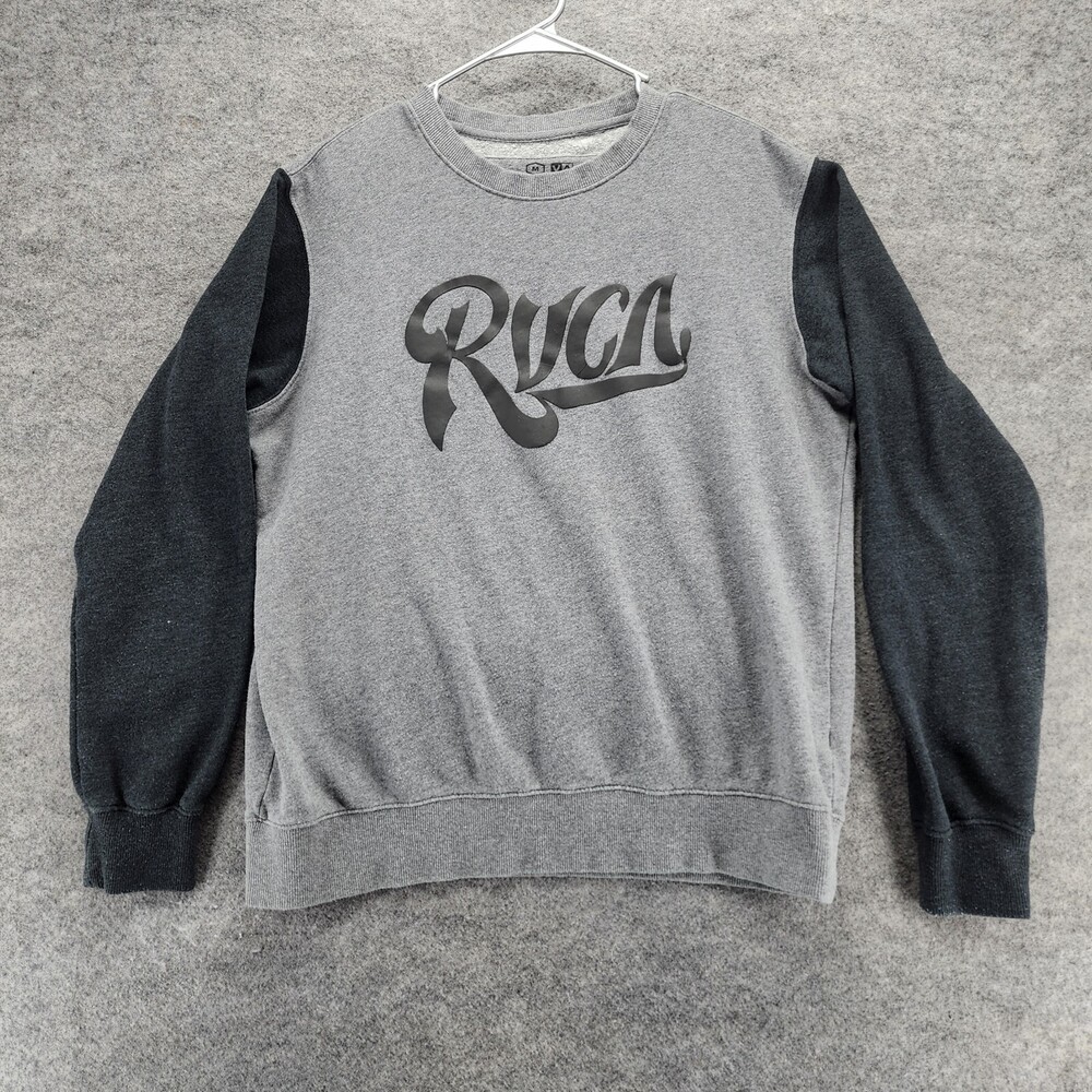 RVCA Sweatshirt Mens Medium Long Sleeve Gray Artist Network Program
